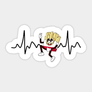 Fries Pulse Sticker